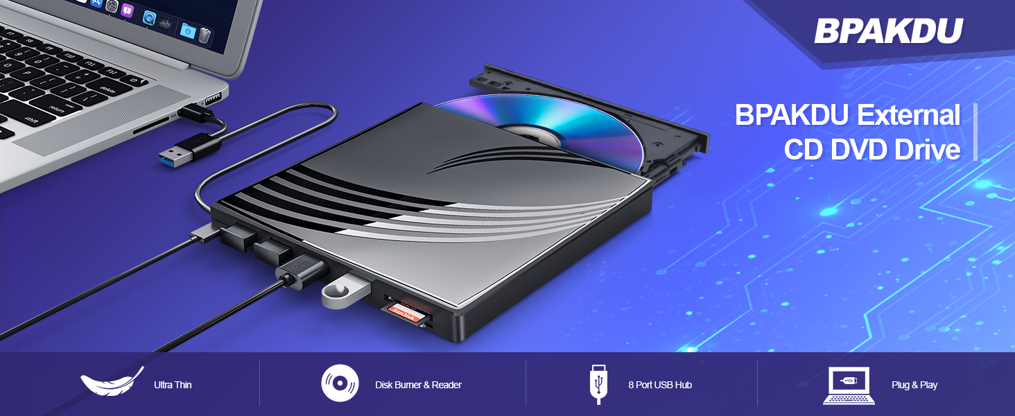 External CD/DVD Drive for Laptop