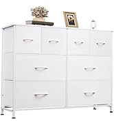 WLIVE Dresser for Bedroom with 8 Drawers, Wide Fabric Dresser for Storage and Organization, Bedro...