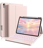 BQDIYOO Keyboard for iPad 11th Gen, 11/10.9inch iPad Case with Pencil Holder, Multi-Touch Trackpa...