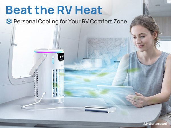 Beat RV heat with this personal tabletop ac unit