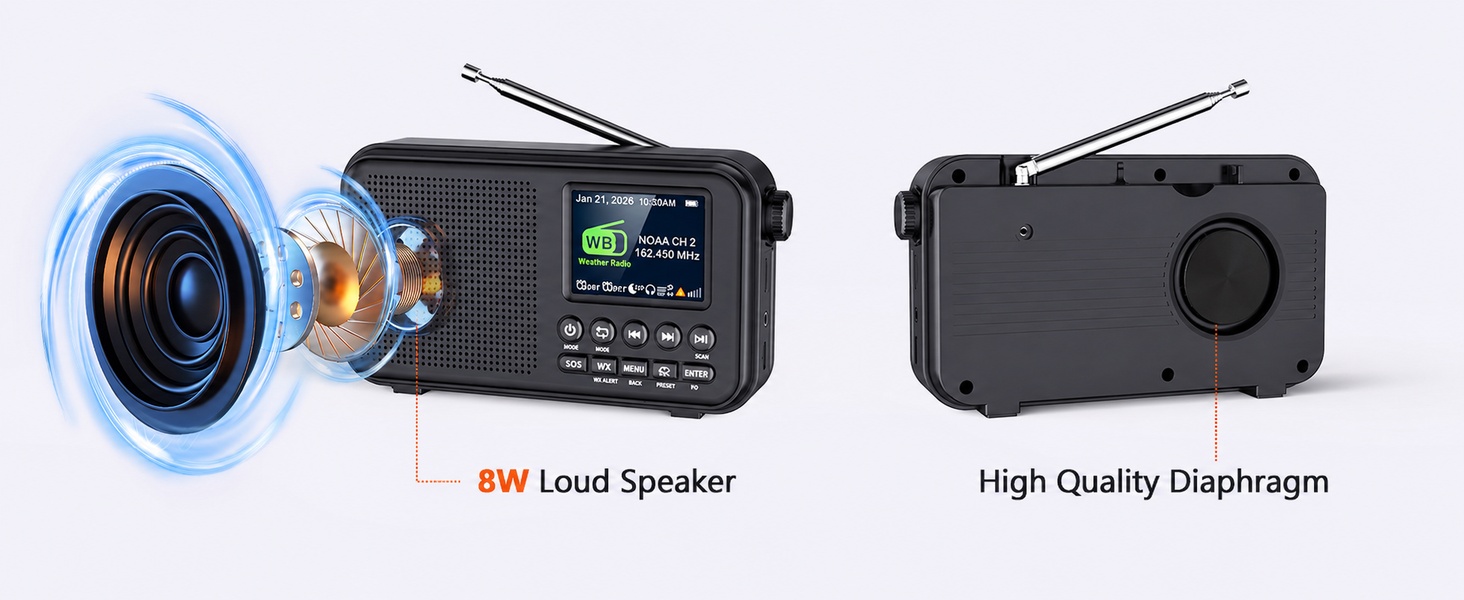 8w loud speaker