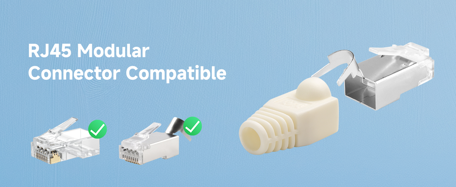 Cat6 / Cat5e RJ45 Strain Relief Boots