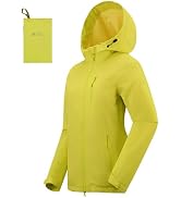 HIGH EXPERIENCE Rain Jacket Women Packable Lightweight Waterproof Raincoat with Hood Coat Hiking ...