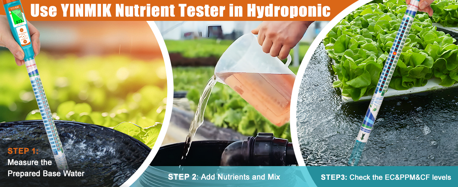 hydroponic water nutrient tester