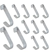 VIVIDA 1-3/8" Gate Clips for Chain Link Fence, Kennel Panel Clip Band for 1-3/8" OD Pipe, 1-3/8" ...