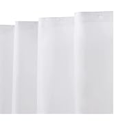 Kenney KN61253 Water Repellent Polyester Fabric Shower Curtain with Reinforced Hang Holes, 70