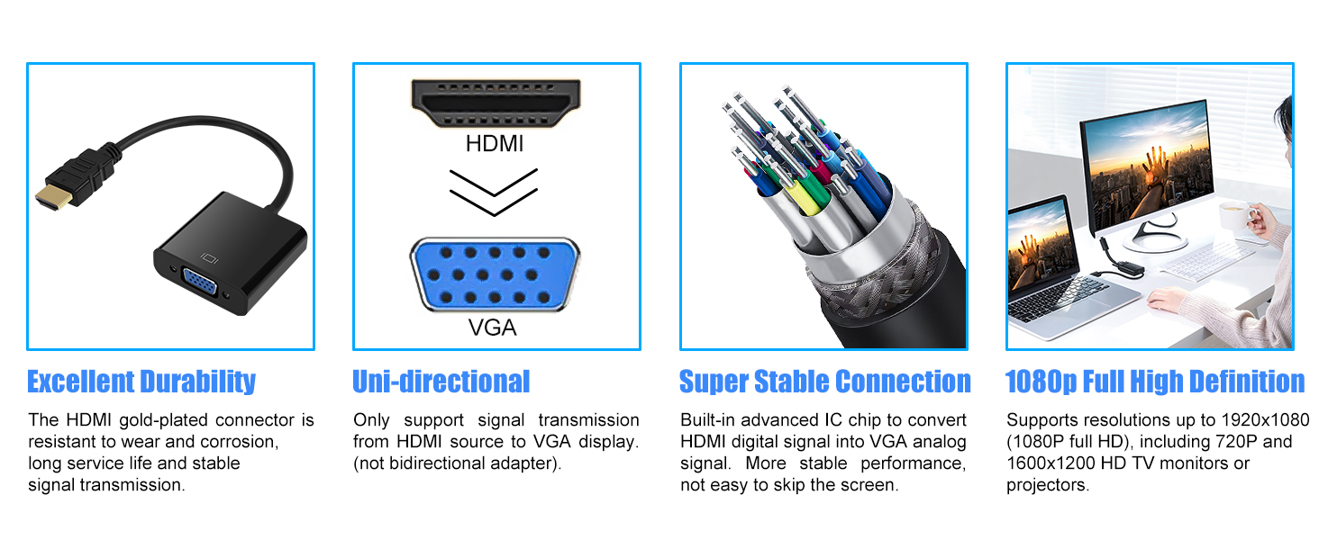 HDMI to vga adapter