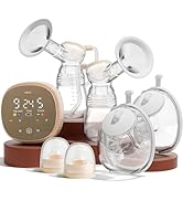NCVI 2-in-1 Electric Breast Pump with Wearable Cups 8132, Spa-Like Comfort with VibeRelief Massag...