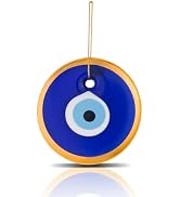 BCS Blue-Gold Evil Eye Decor 3.5