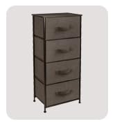 Sorbus Dresser with 4 Drawers - Tall Storage Tower Unit Organizer for Bedroom, Hallway, Closet, C...