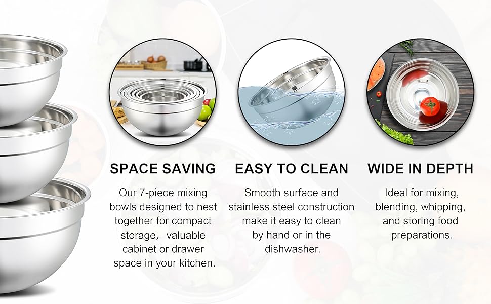 mixing bowl, mixing bowls for baking, mixing bowls, mixing bowl set