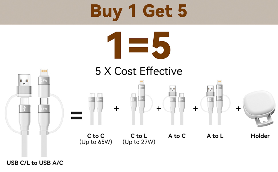 usb c lightning charging cable
