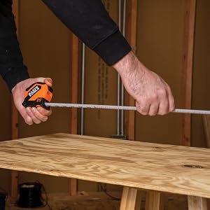 25-Foot Compact Tape Measure with up to 13-Foot reach