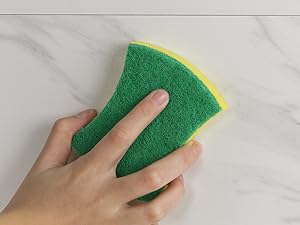 MR.SIGA kitchen scrubber sponge,antibacterial dish sponge