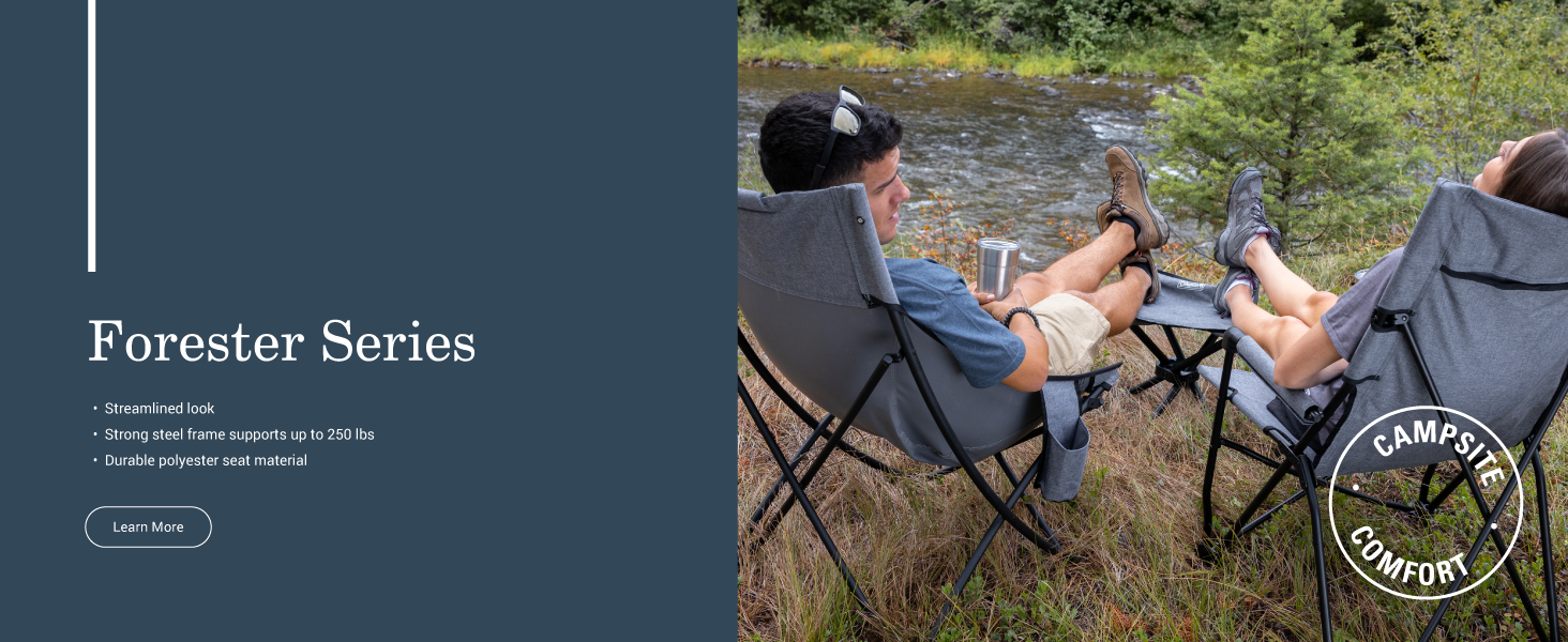 coleman forester series chair seat comfort nature relax outdoor camping backyard party aesthetic