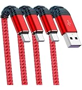 USB C Cable 1ft 3Pack, USB A to Type C Charger Fast Charging, USB C Charger Cable Nylon Braided U...