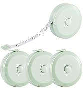 4 Pack Soft Retractable Measuring Tape,60-Inch 150cm,The cold green Double Scale Measurement Tape...