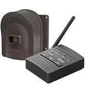 1/2 Mile Hosmart Driveway Alarm Wireless Sensor System & Driveway Sensor Alert System Weatherproo...