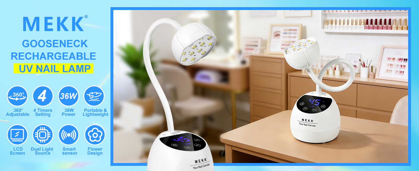 gooseneck nail lamp