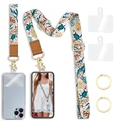 Yonlevres Cell Phone Lanyard Crossbody with Wrist Strap, Sea Turtle Lanyards for around the Neck ...