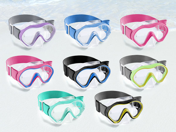 soft fabric band swim goggles
