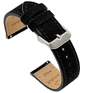 Benchmark Basics Quick Release Suede Watch Strap - Vintage Leather Watch Bands for Men & Women - ...