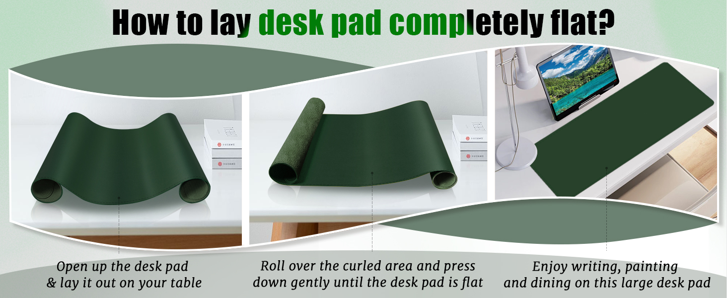 Blackish Green desk mat