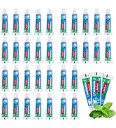 0.176 oz Bulk Travel Size Toothpaste,50 Tubes 5 Grams Extra Small Toothpaste Travel Size Bulk Min...