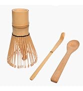 Joyscale Matcha Whisk Set, Matcha Kit - (Chasen), Bamboo Spoon (Chashaku), Tea Scoop, Japanese Ba...