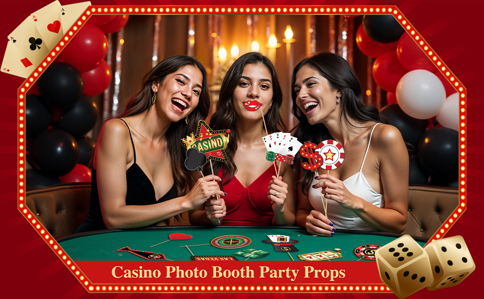 casino Photo Booth Props