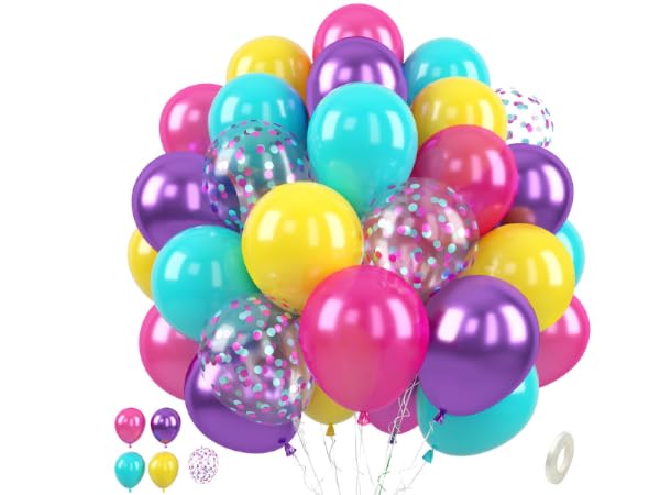 Rainbow balloons