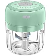 Electric Mini Vegetable Chopper, Food Chopper, Garlic Slicer Veggie, Salad, Lettuce, Onion, Chili...