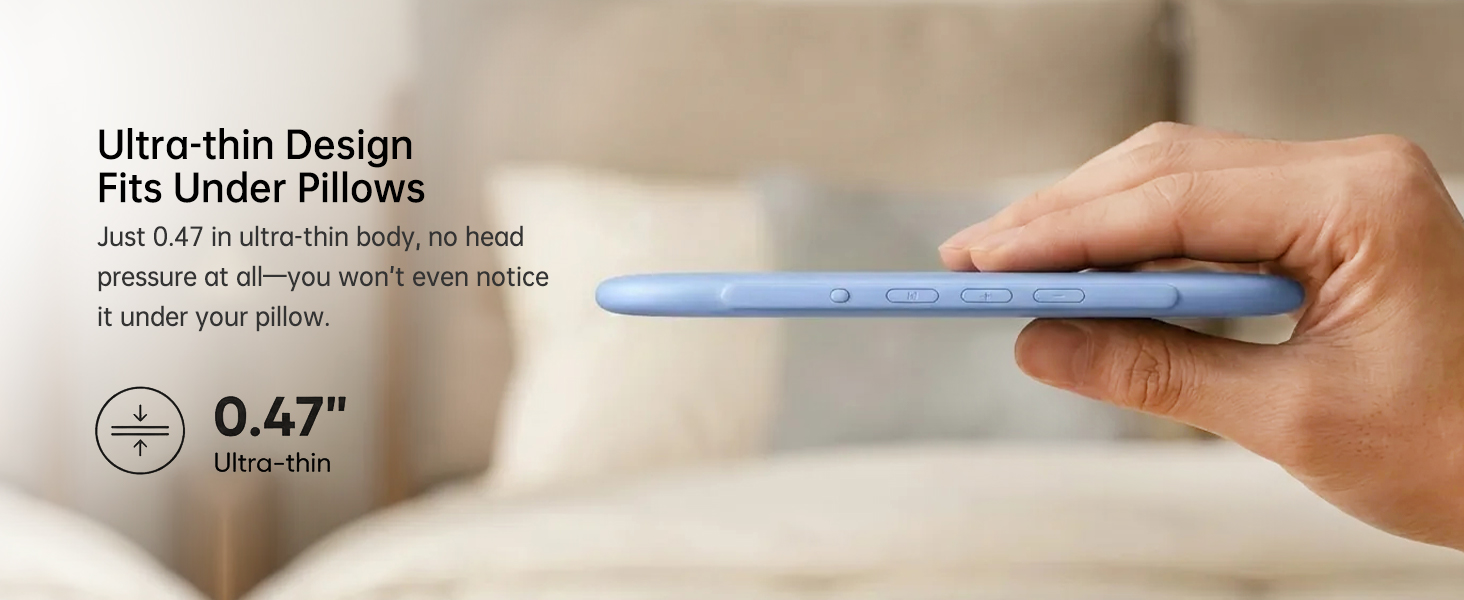 Under Pillow Speakers for Sleeping , Bone Conduction Pillow Speakers
