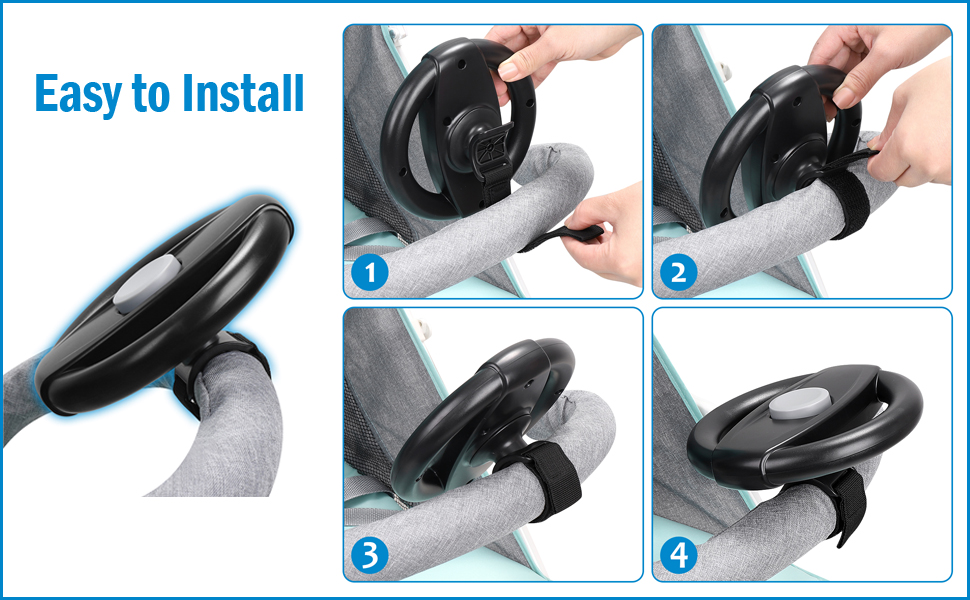Stroller Steering Wheel Toy