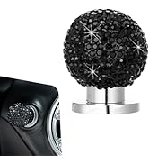 CouTunp Bling Car Push Start Button Cover, Crystal Round Ball Auto Engine Start Button Sticker, S...