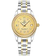 Gosasa Automatic Watch Fashion Women's Analog Watches Stainless Steel Link Waterproof Ladies Luxu...