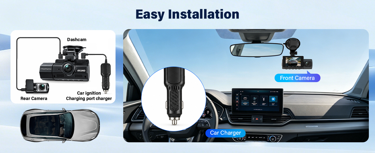 Easy Installation Dash camera