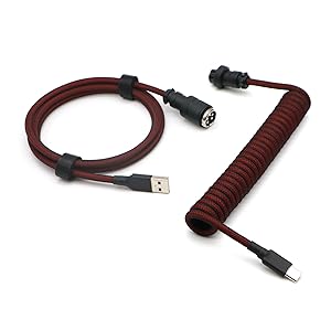 Dark Red keyboard cable