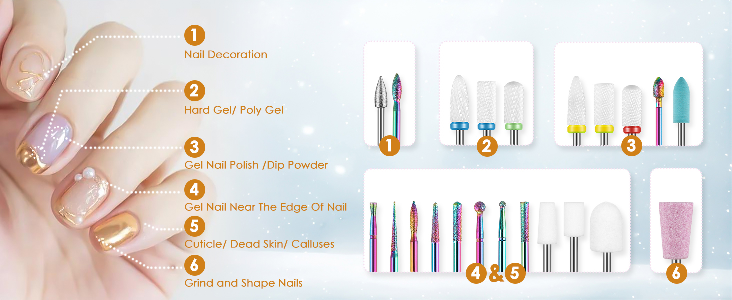 acrylic drill bits