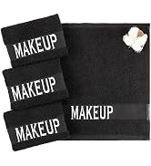 American Soft Linen, Makeup Remover Face Cloth, 100% Cotton Makeup Towels, 4 Packed Face Towels, ...