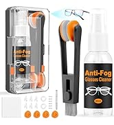 Ordilend Glasses Cleaner Eyeglass Cleaning Kit with 24H Anti Fog Spray for Glasses and Microfiber...
