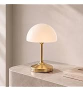 Dawnwake Table Lamp Cordless Lamp for Bedroom,Small Bedside Desk Table Lamp,5000mAh Rechargeble B...