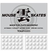 TALONGAMES 48 Dot Mouse Skates Universal for Cloth Mousepads, 6mm, High Durability, Lasting Perfo...