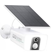 winees 5MP Wireless Security Camera Solar Outdoor, Continuous Powered, 2.4/5GHz Wi-Fi6 Camera wit...