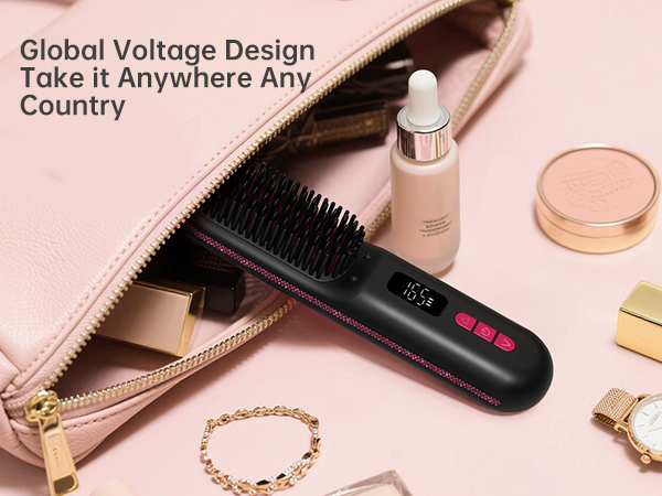 hair brush straightener