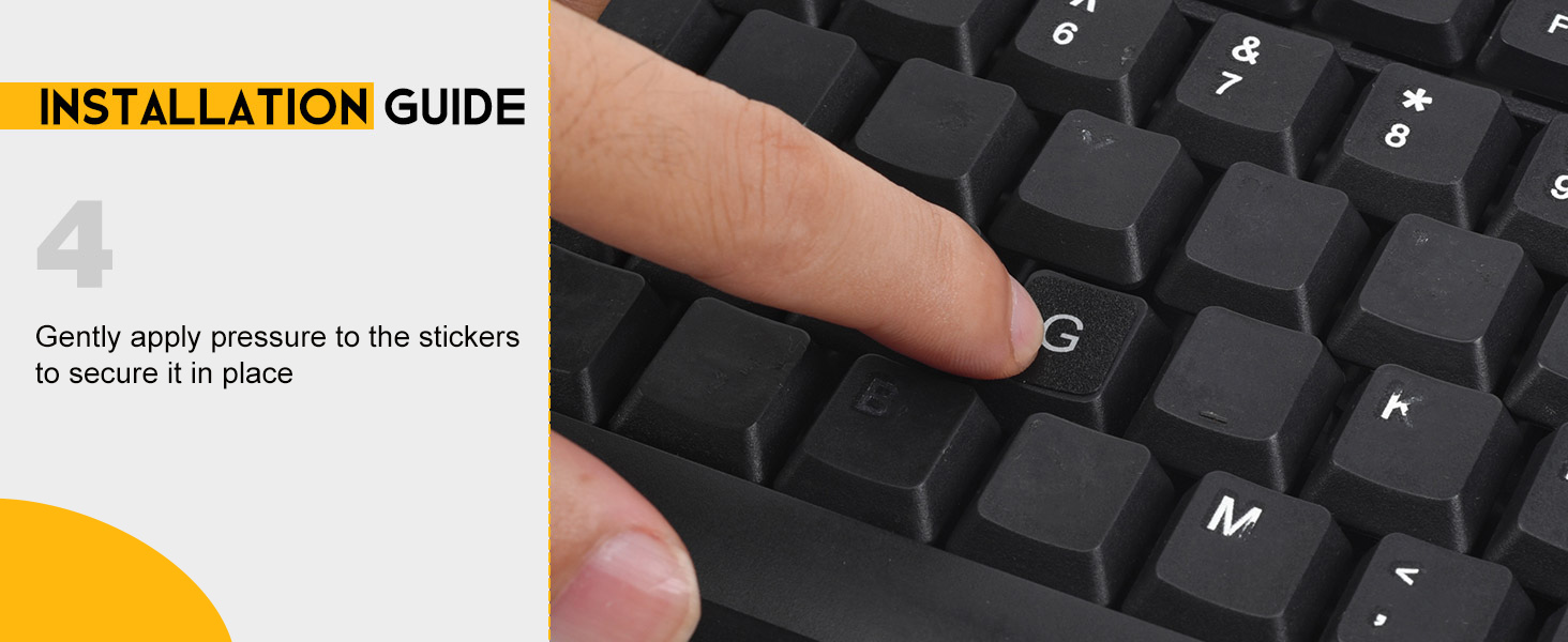 computer keyboard stickers
