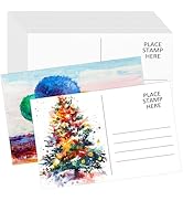CXIIPOL 100 Sheets Watercolor Paper Postcards 4x6 Inch, 140 lb/300 GSM 100% Pure Cotton Watercolo...
