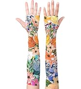 YPHCDO Gardening Sleeves for Women Men Farm Sun Protection Arm Cooling Garden Sleeves with Thumb ...