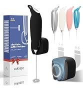Laposso Milk Frother Handheld Frother Wand for Coffee Electric Matcha Whisk Drink Mixer for Cappu...