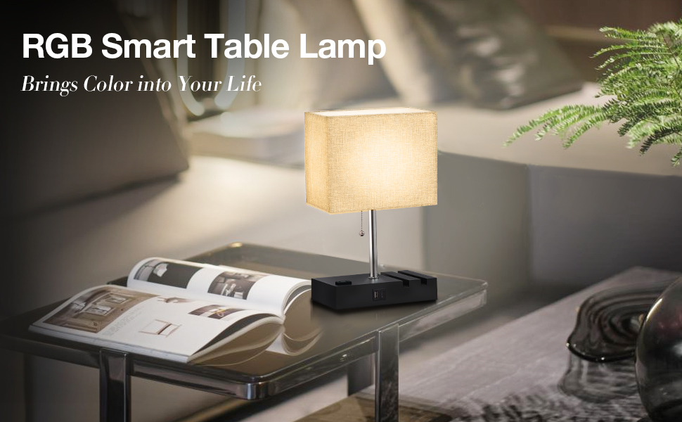 NEWREACH Alexa Lamp for Bedroom